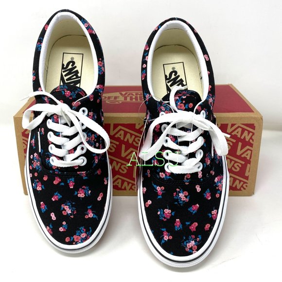 💖MEGA SALE💖VANS Era Low Top Ditsy Floral Black Canvas Women’s 5 VN0A4U398KI - Picture 4 of 11